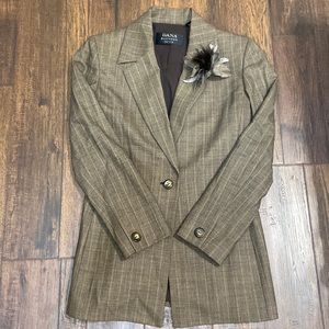 Women’s Dana Buchman Brown Blazer